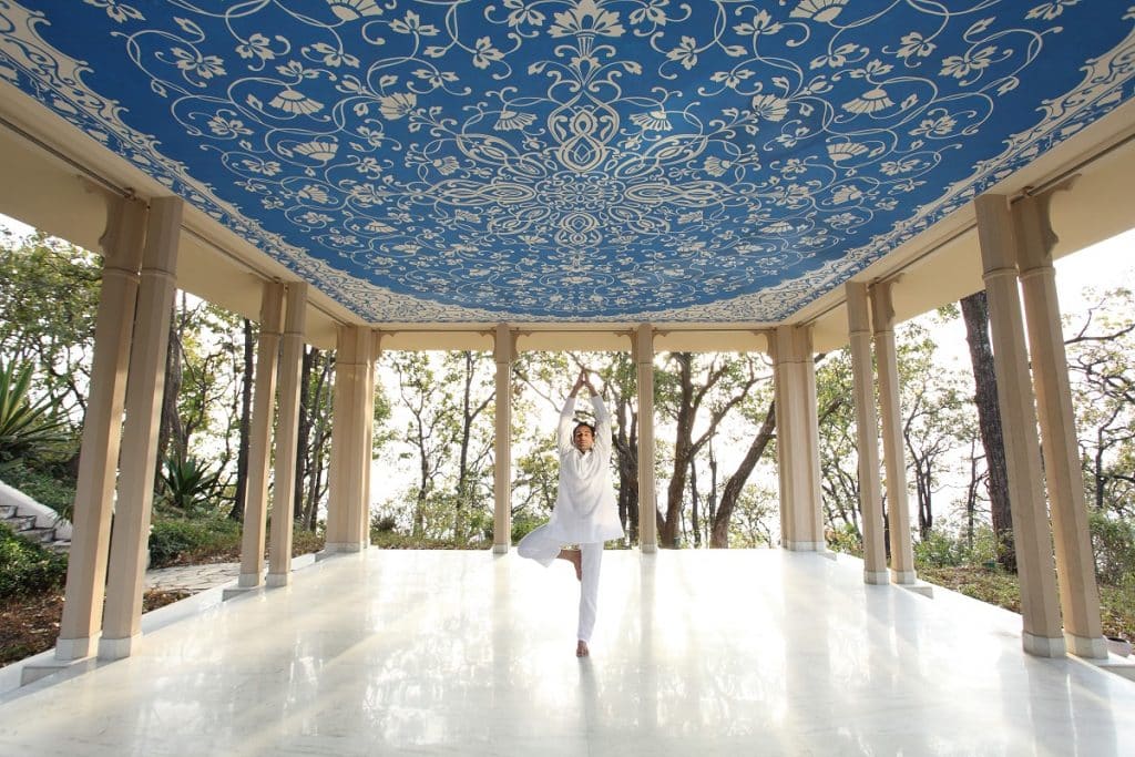 Yoga positions to relieve allergy symptoms and stress by Ananda Spa