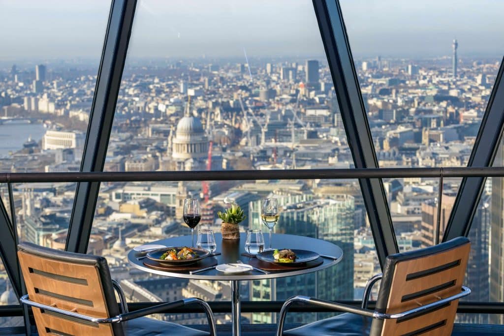 Wellness menu available this April at Searcys The Gherkin