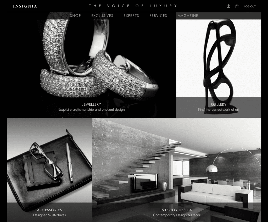 Insignia launch unique luxury shopping platform